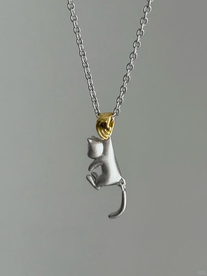 Fate’s Grasp | Mischievous Kitten Pendant Necklace (Y2K Limited)