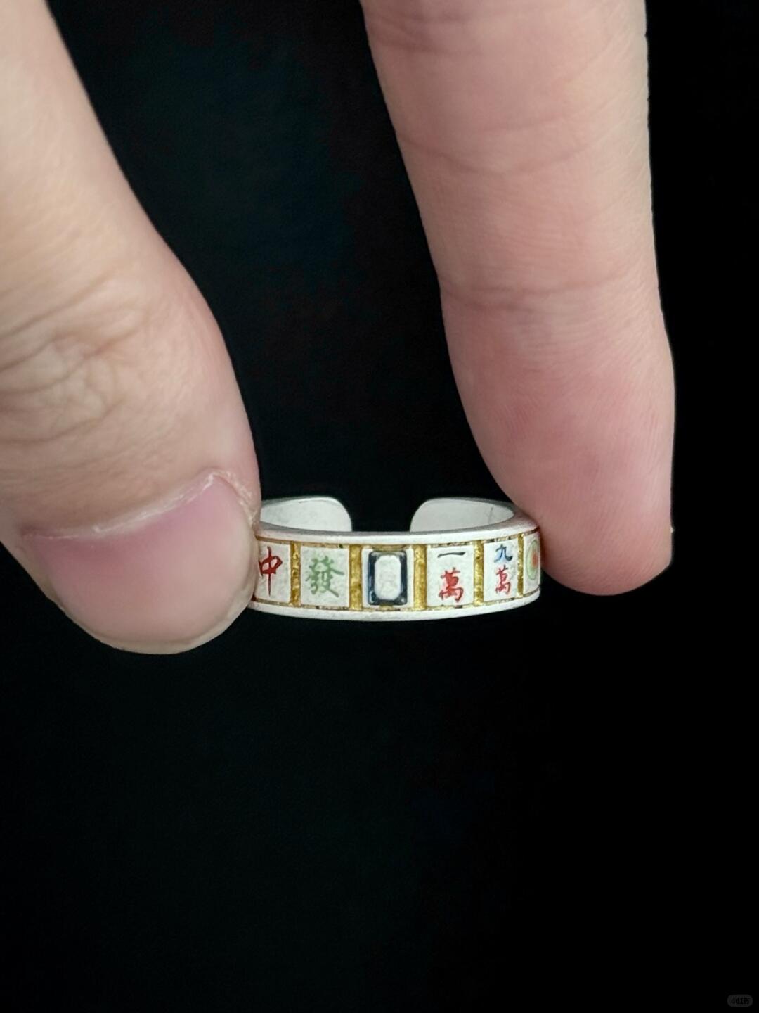 Mahjong Luck | Touch for Fortune Statement Ring (Y2K Limited)
