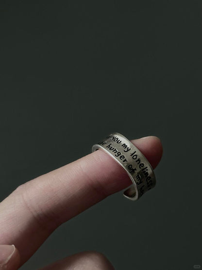 Borges Lure | Loneliness & Darkness Statement Ring (Y2K Limited)