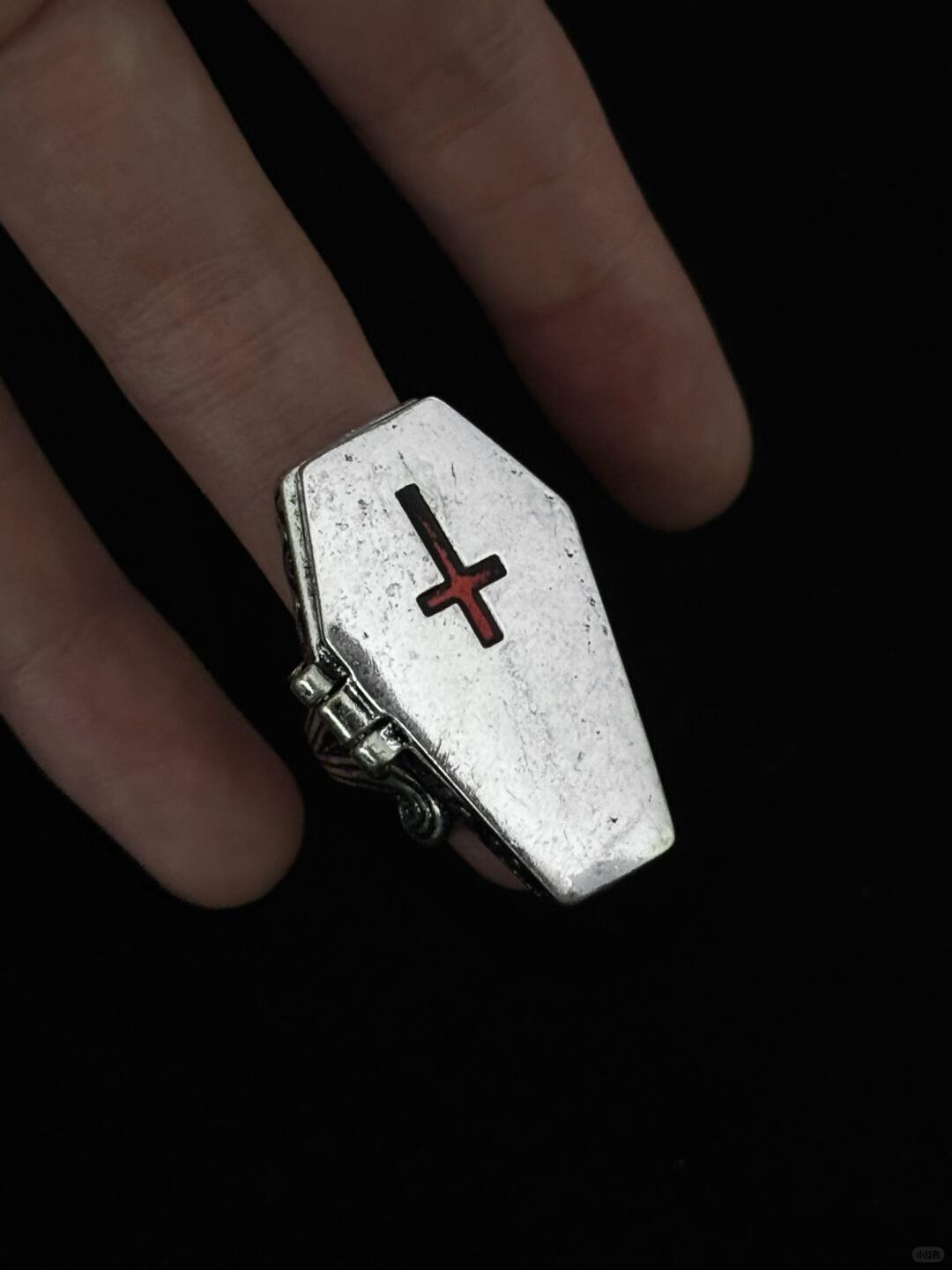 Coffin World Ring | Gothic Elegance & Existential Reflection (Limited Edition)