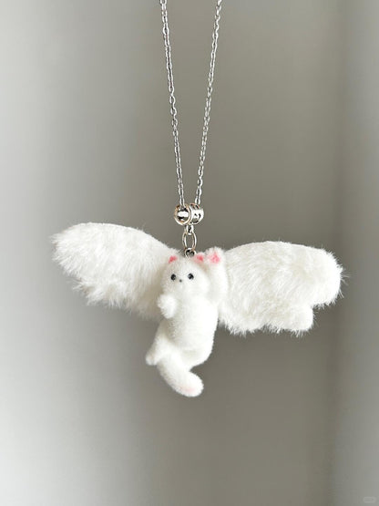 Angel Cat Necklace | Whimsy & Feline Magic (Limited Edition)