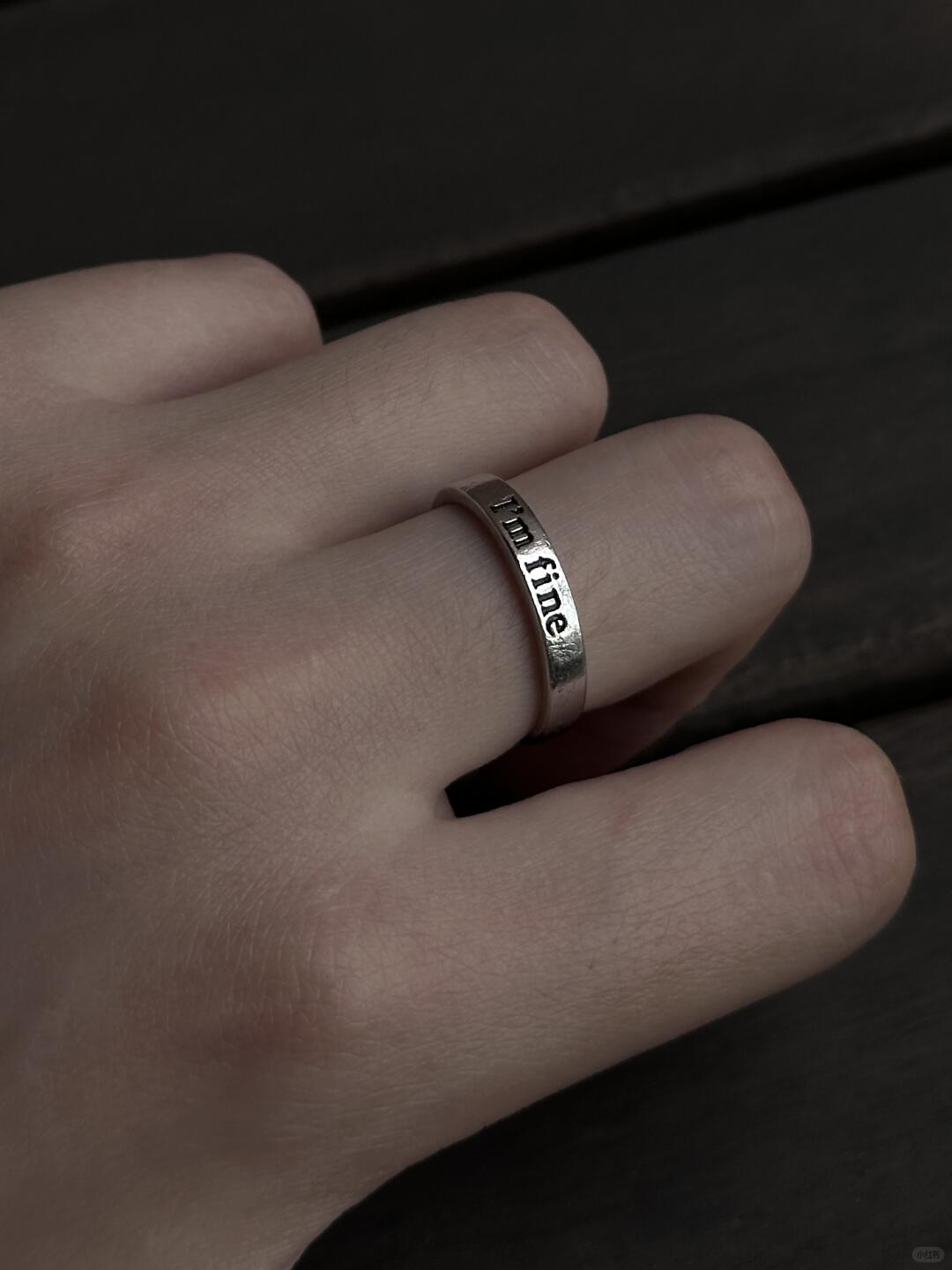 Camus | Absurdity Rules, Love Rescues | Dual-Message Handcrafted Ring