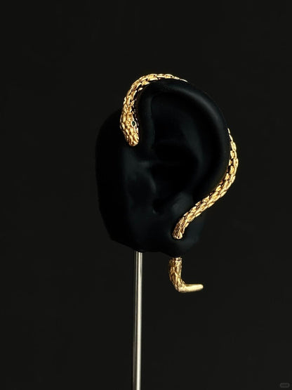 Serpent’s Unbound | Dark Romance Snake Stud Earrings (Y2K Limited)