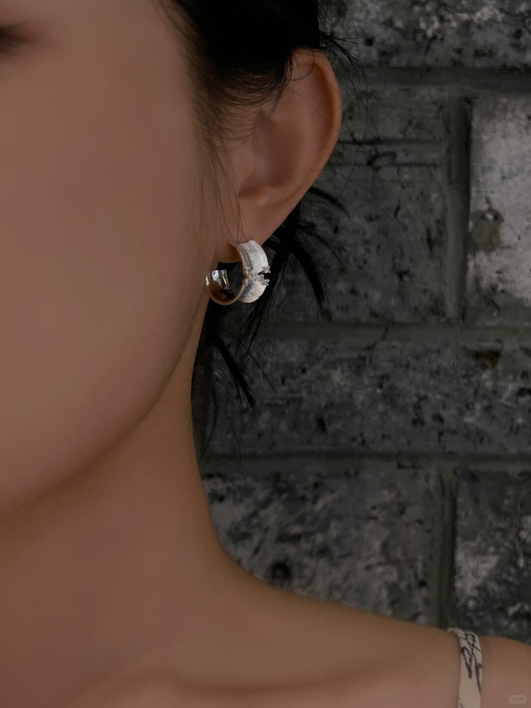 Y2Bling Pause in Silver Earrings | Pause in Silver (Limited Edition)