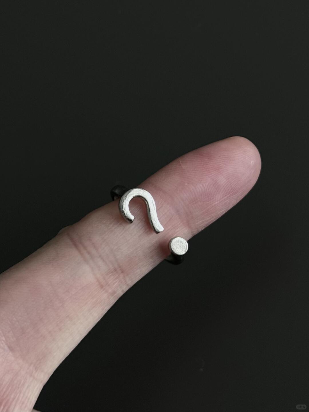What’s It to You? | Question Mark Ring with Edge
