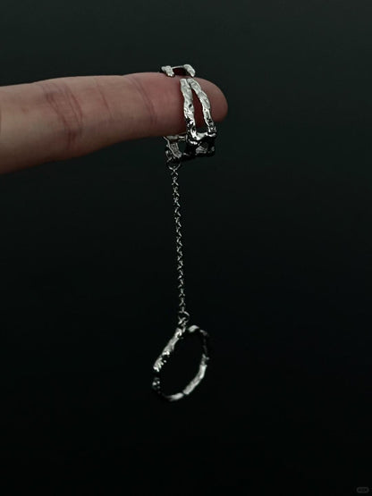 Symbiotic Shackles Ring | Gothic Love & Bondage (Limited Edition)