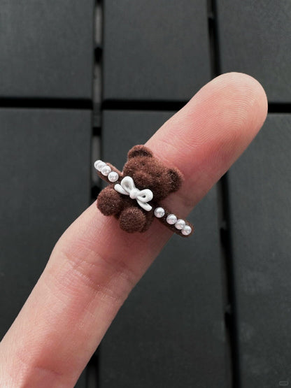 Princess’s Toy Diary | Teddy Bear Novelty Ring (Y2K One-of-a-Kind)