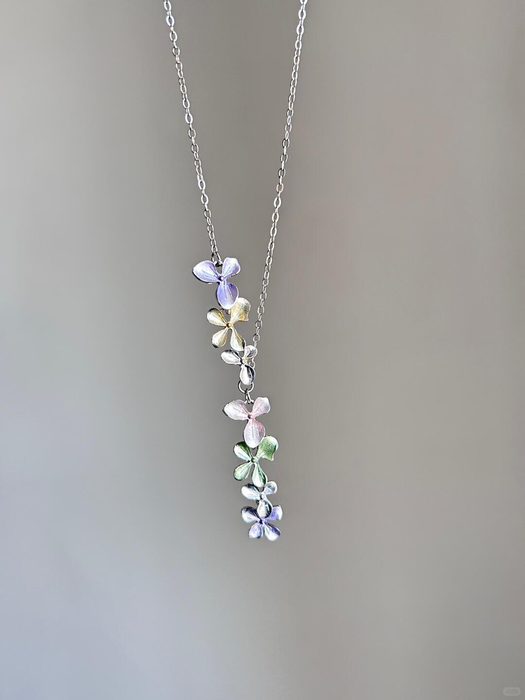 Endless Summer Iris Necklace | Sylvia’s Poetic Impression Pendant (Limited Edition)