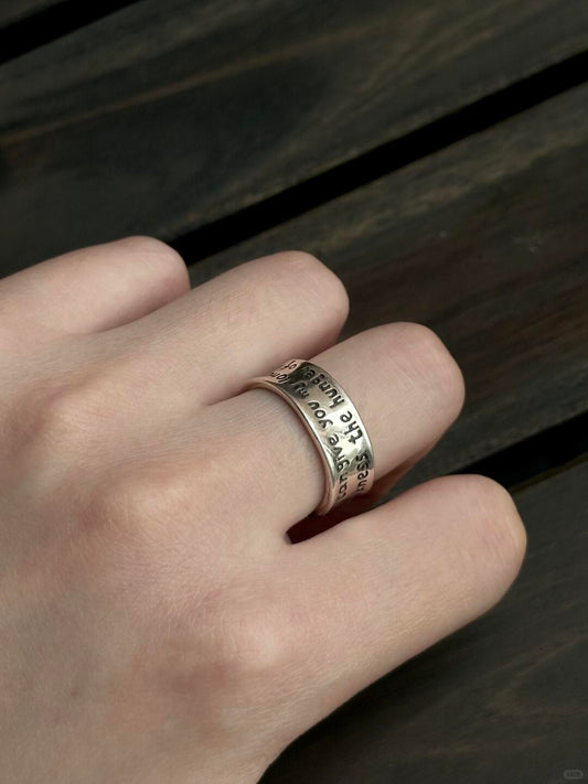 Borges Lure | Loneliness & Darkness Statement Ring (Y2K Limited)