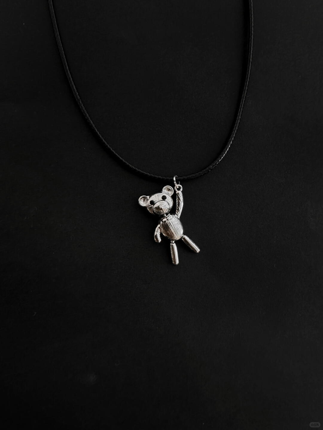 Don't Leave Me Teddy | Punk Distressed Bear Pendant Necklace (Y2K Limited)
