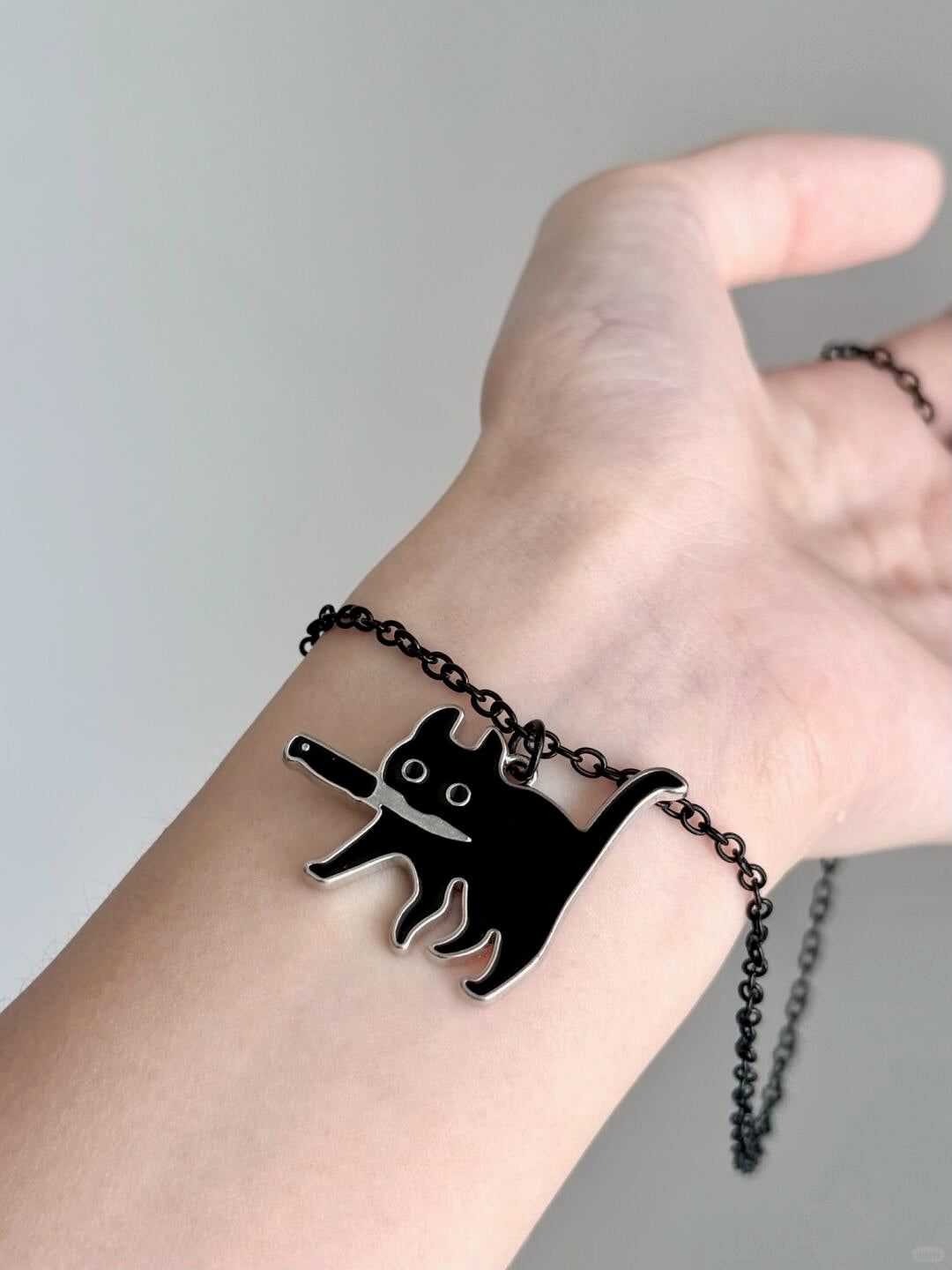 Stealth Cat | Assassin’s Secret Mission Pendant Necklace (Y2K Limited)