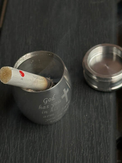 This Grey Is Too Sophisticated | Portable Silver-Grey Ash Tray