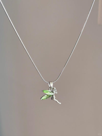 Green Field Elves Necklace | Poetic Elegance & Natural Design (Limited Edition)