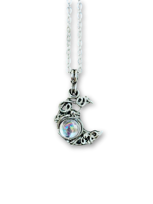 Moonlight Necklace | Borges-Inspired Poetic Elegance (Limited Edition)