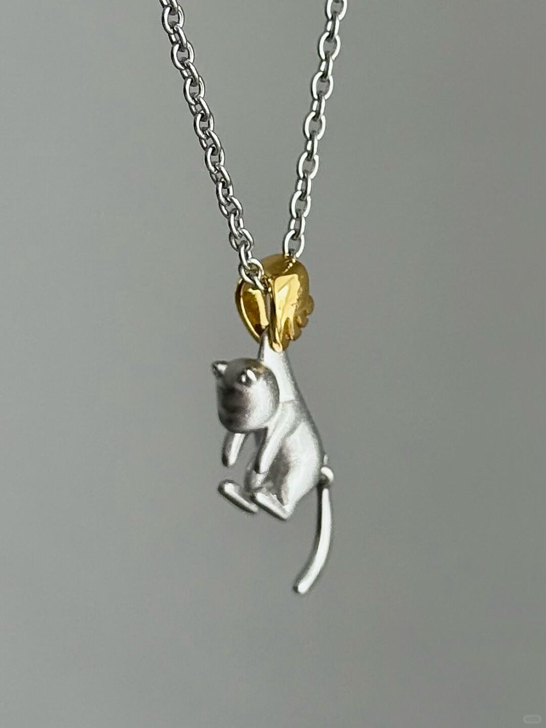 Fate’s Grasp | Mischievous Kitten Pendant Necklace (Y2K Limited)