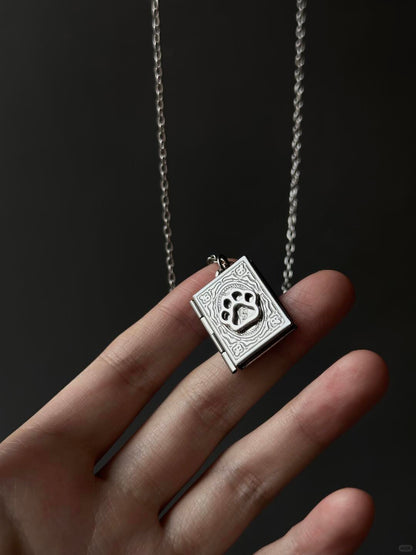 Puppy Cannot Do Without Their Owner | Openable Dog Photo Locket Necklace