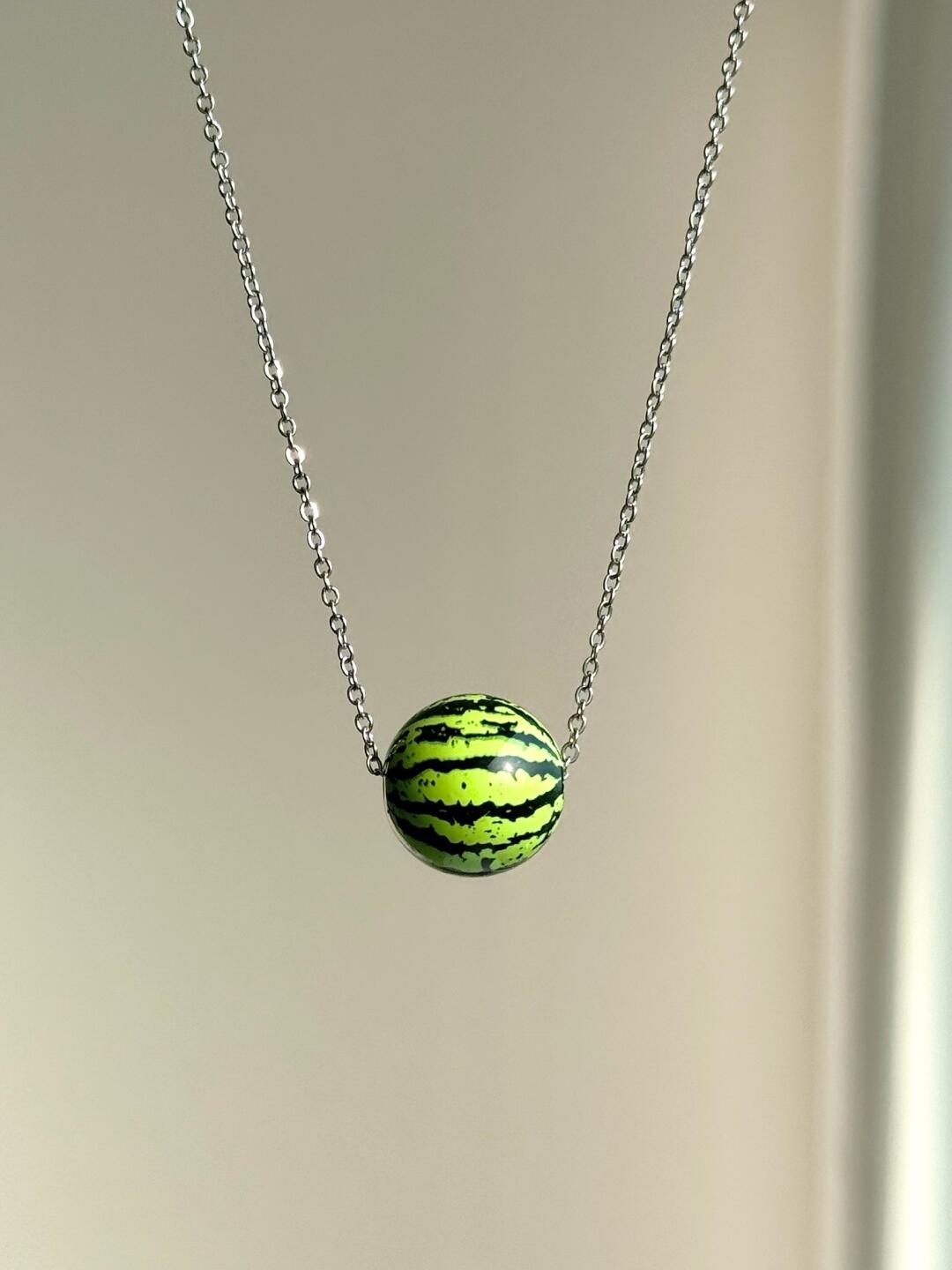 Say Hi Watermelon Necklace | Playful Summer Charm (Limited Edition)