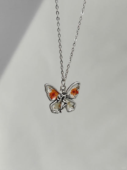 Sphenoid Girl Necklace | Vintage Butterfly Soul & Poetic Design (Limited Edition)