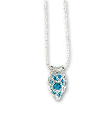Heart of the Ocean Necklace | Deep Blue Elegance & Poetic Design (Limited Edition)