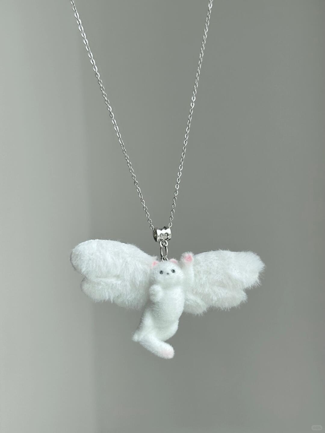 Angel Cat Necklace | Whimsy & Feline Comfort (Limited Edition)