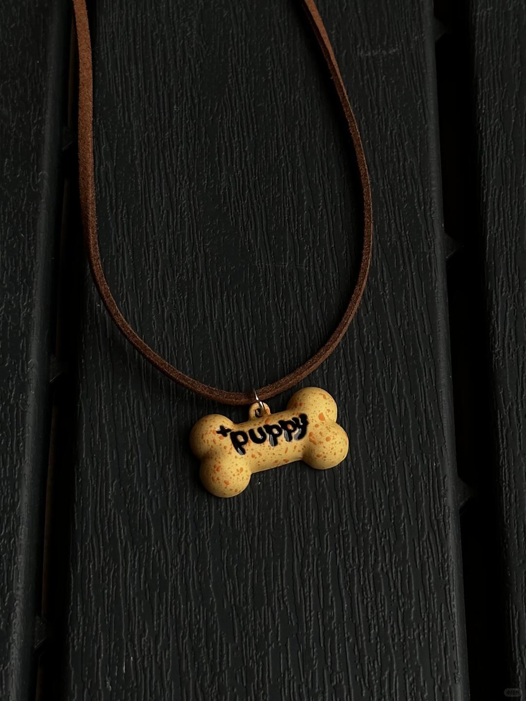 Dear Puppy | Handcrafted Puppy Cookie Memorial Necklace (Y2K Limited)