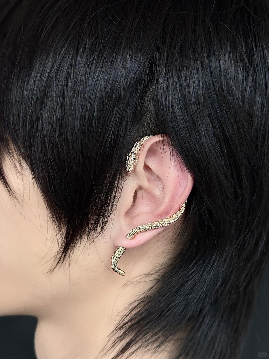 Breathtaking Love｜Snake Embrace Stud Earrings (Y2K Limited)