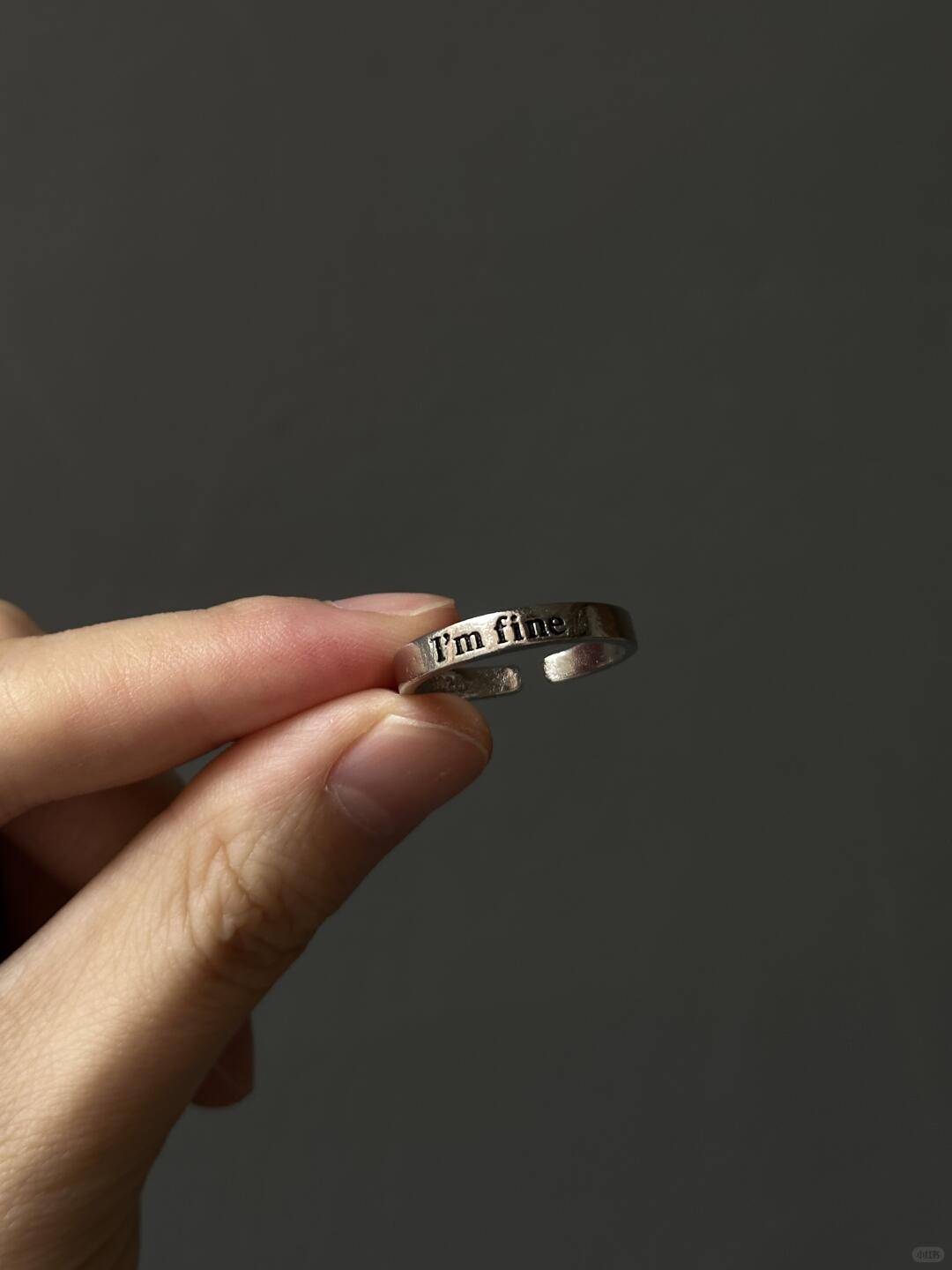 Camus | Absurdity Rules, Love Rescues | Dual-Message Handcrafted Ring