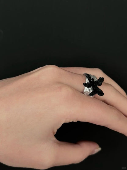 Burnt Leaf Ring | Eternal Bloom & Poetic Design (Limited Edition)