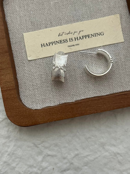 Y2Bling Pause in Silver Earrings | Pause in Silver (Limited Edition)