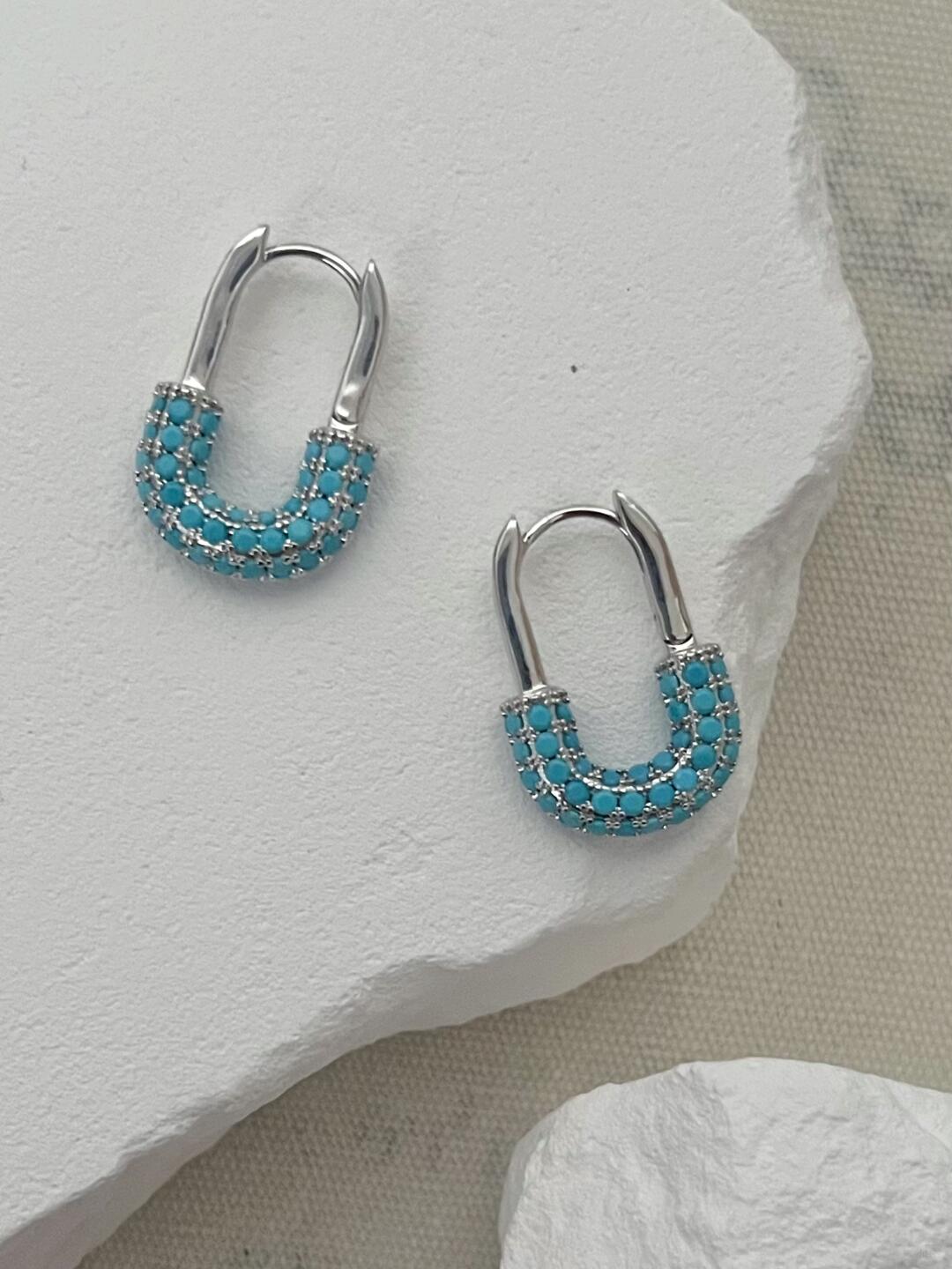Y2Bling Turquoise Sea Earrings | Turquoise Sea (Limited Edition)