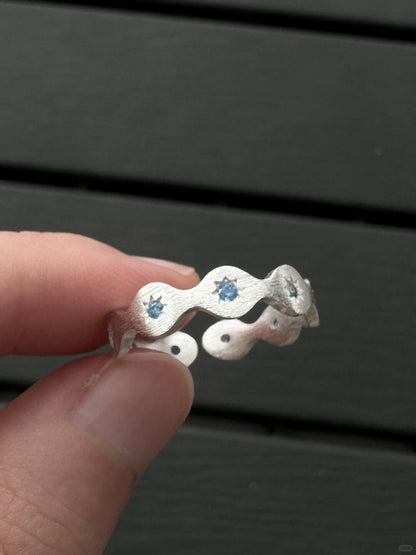Blue Starlight Ring | Stars Fallen into the Ocean (Limited Edition)