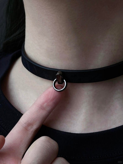 Dodo Affirmation | “Don’t Lose to Love” Choker Necklace (Y2K Limited)