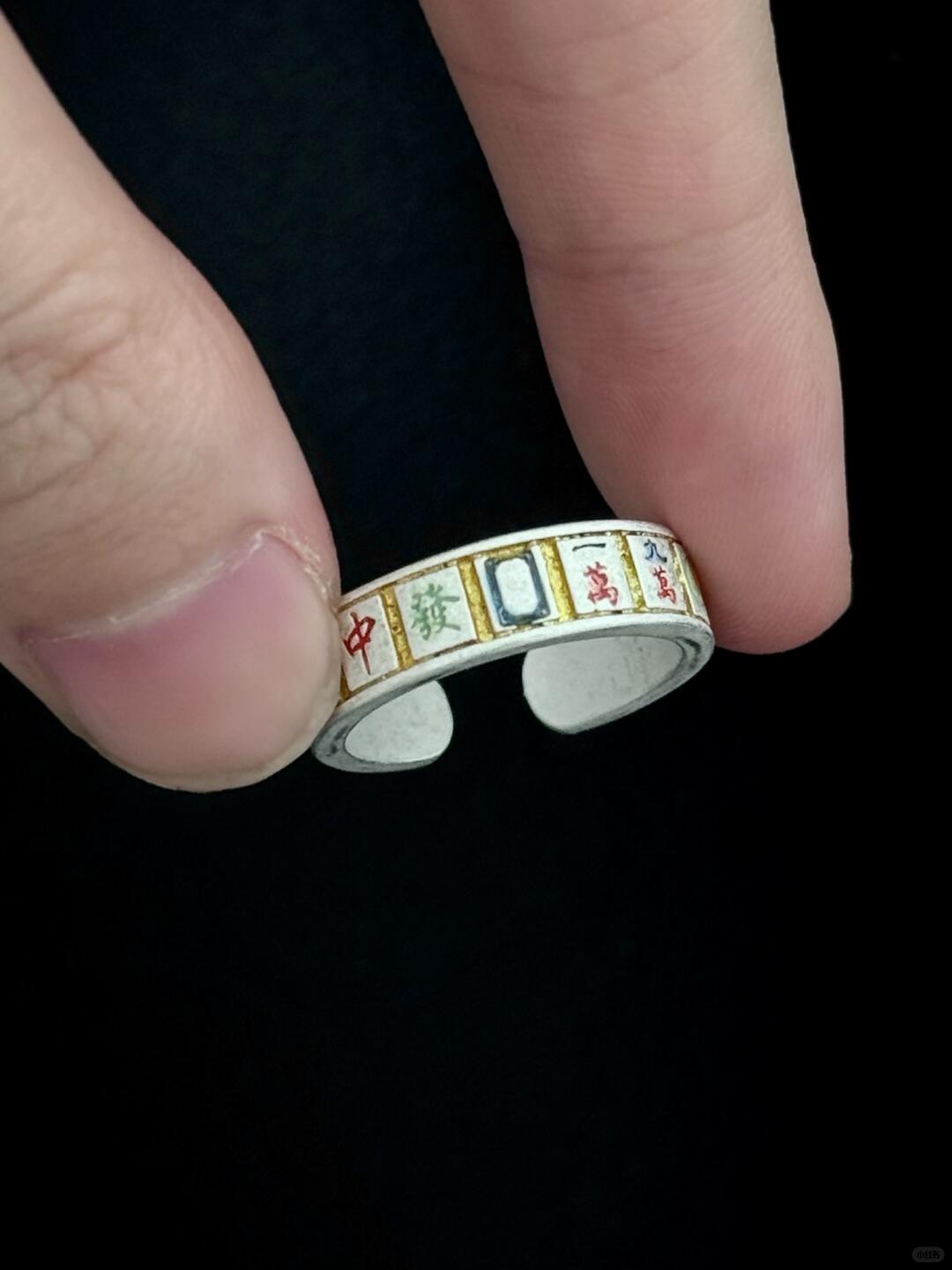 Mahjong Luck | Touch for Fortune Statement Ring (Y2K Limited)