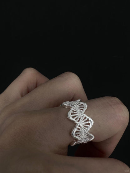Veil Ring | Poetic Lace Elegance & Handcrafted Design (Limited Edition)