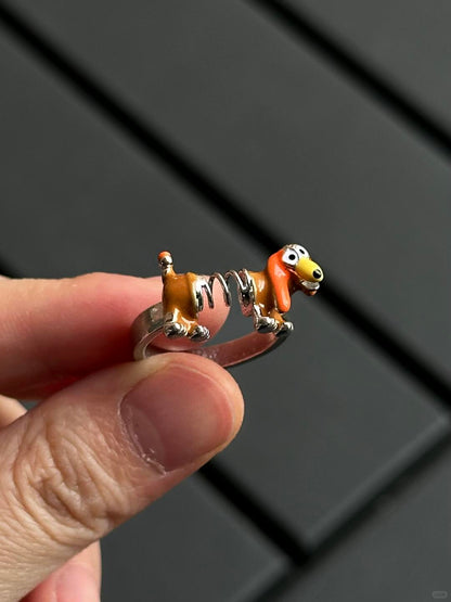 Boing Pup | Bobble Spring Dog Ring for Y2K Playful Vibes (Limited)