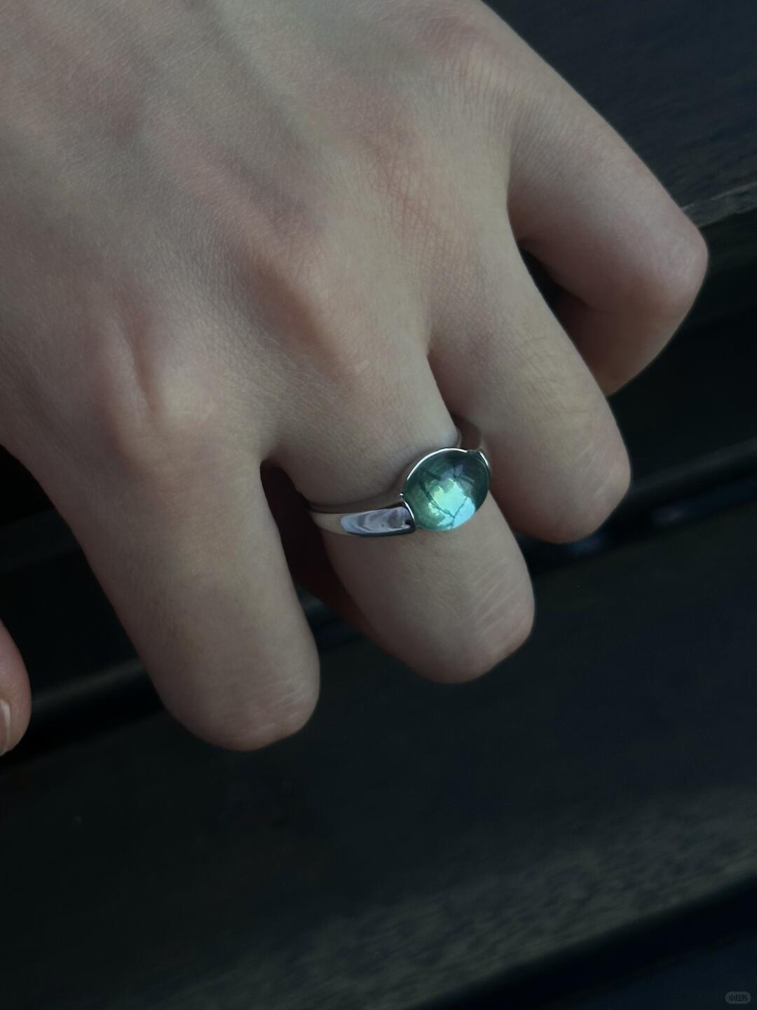 Hidden Light in Green | Autumn Reverie Ring (Y2K Limited)