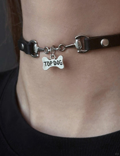 Devoted Like a Puppy | Y2K-Inspired Choker with Soft Obsession