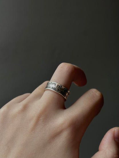 Borges Lure | Loneliness & Darkness Statement Ring (Y2K Limited)