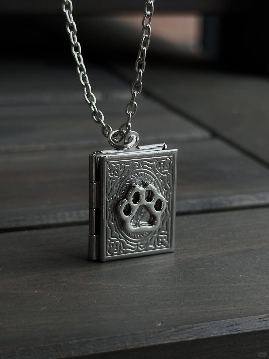 Puppy Cannot Do Without Their Owner | Openable Dog Photo Locket Necklace