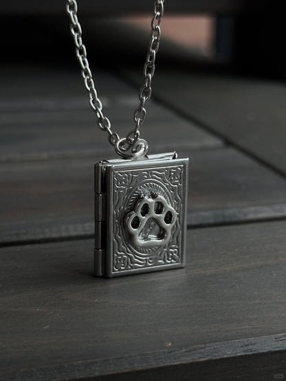 Puppy Cannot Do Without Their Owner | Openable Dog Photo Locket Necklace