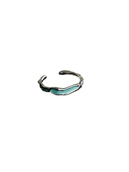 Turn Blue Ring | Poetic Minimalist Silver Band for Dreamers and Drifters