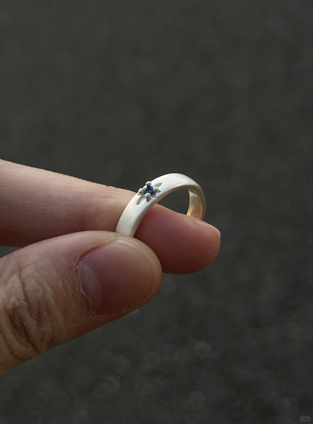 The World’s Heart Is Blue | Deep Sea Love Ring for the Quietly Wrecked