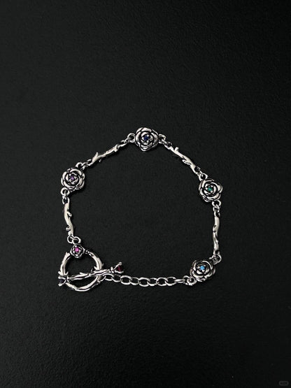 Rosette Cross Necklace | Gothic Elegance & Poetic Design (Limited Edition)