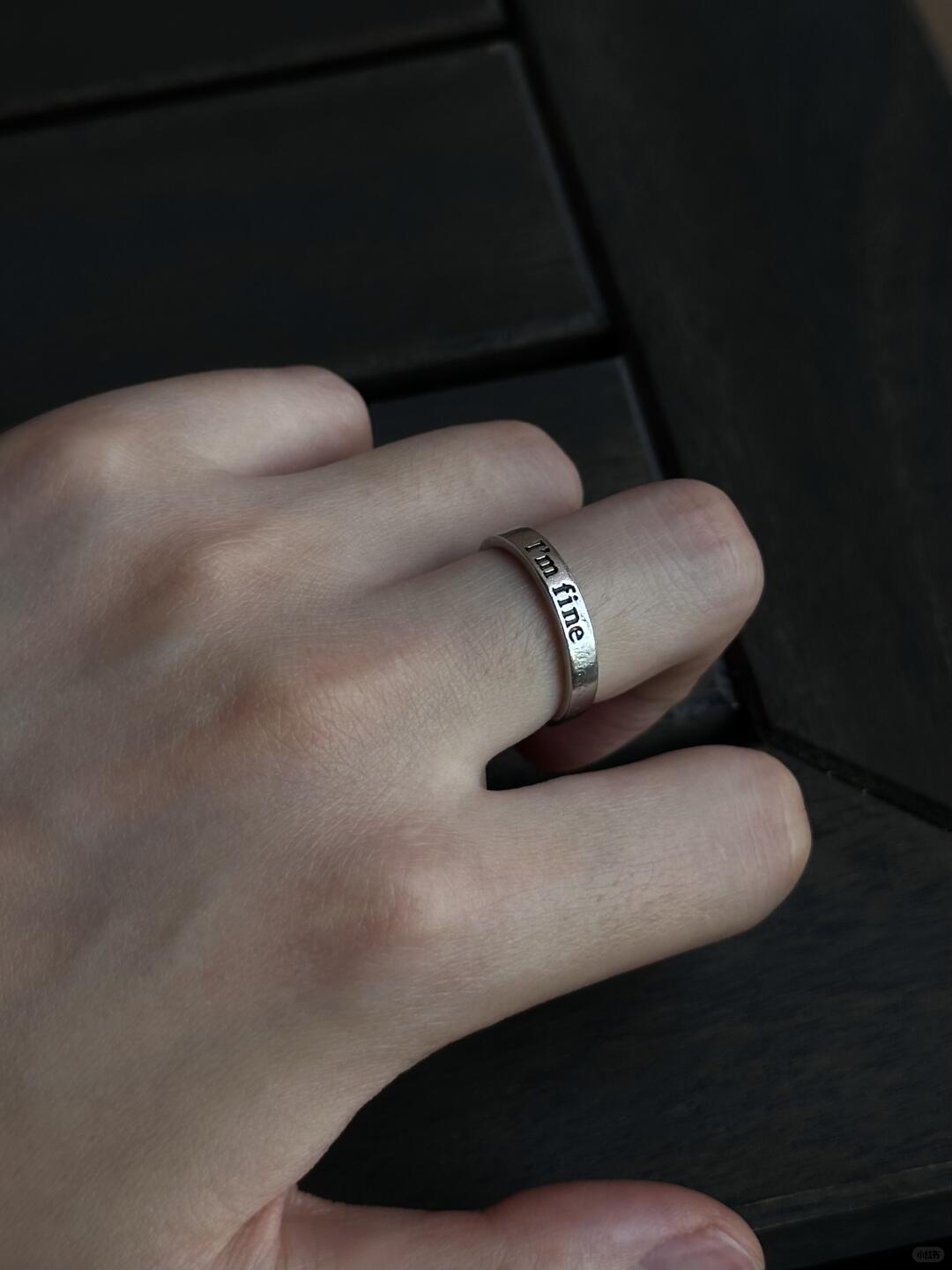Camus | Absurdity Rules, Love Rescues | Dual-Message Handcrafted Ring