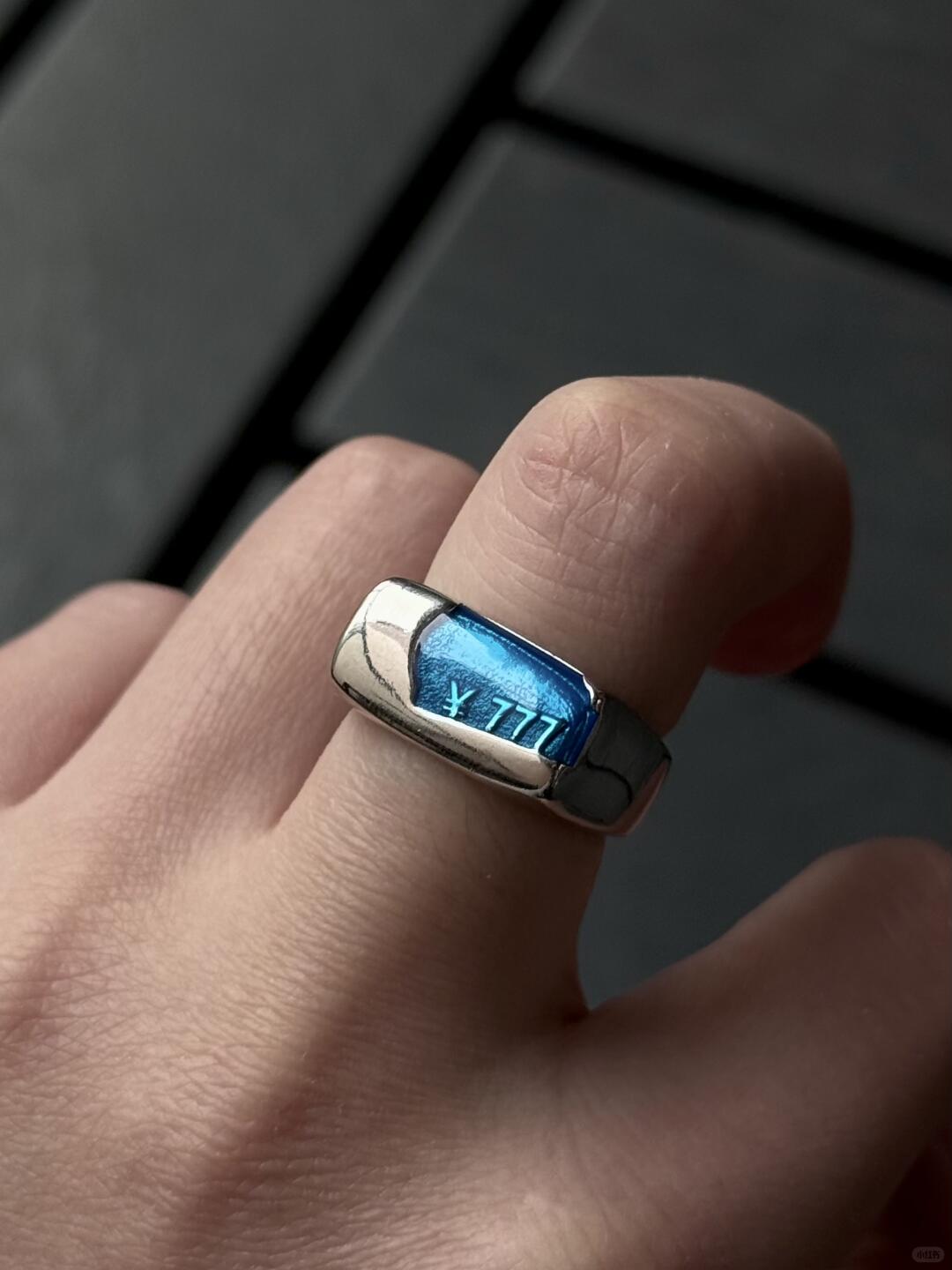 Lucky 777 | Manifestation Angel Number Ring (Y2K Limited)