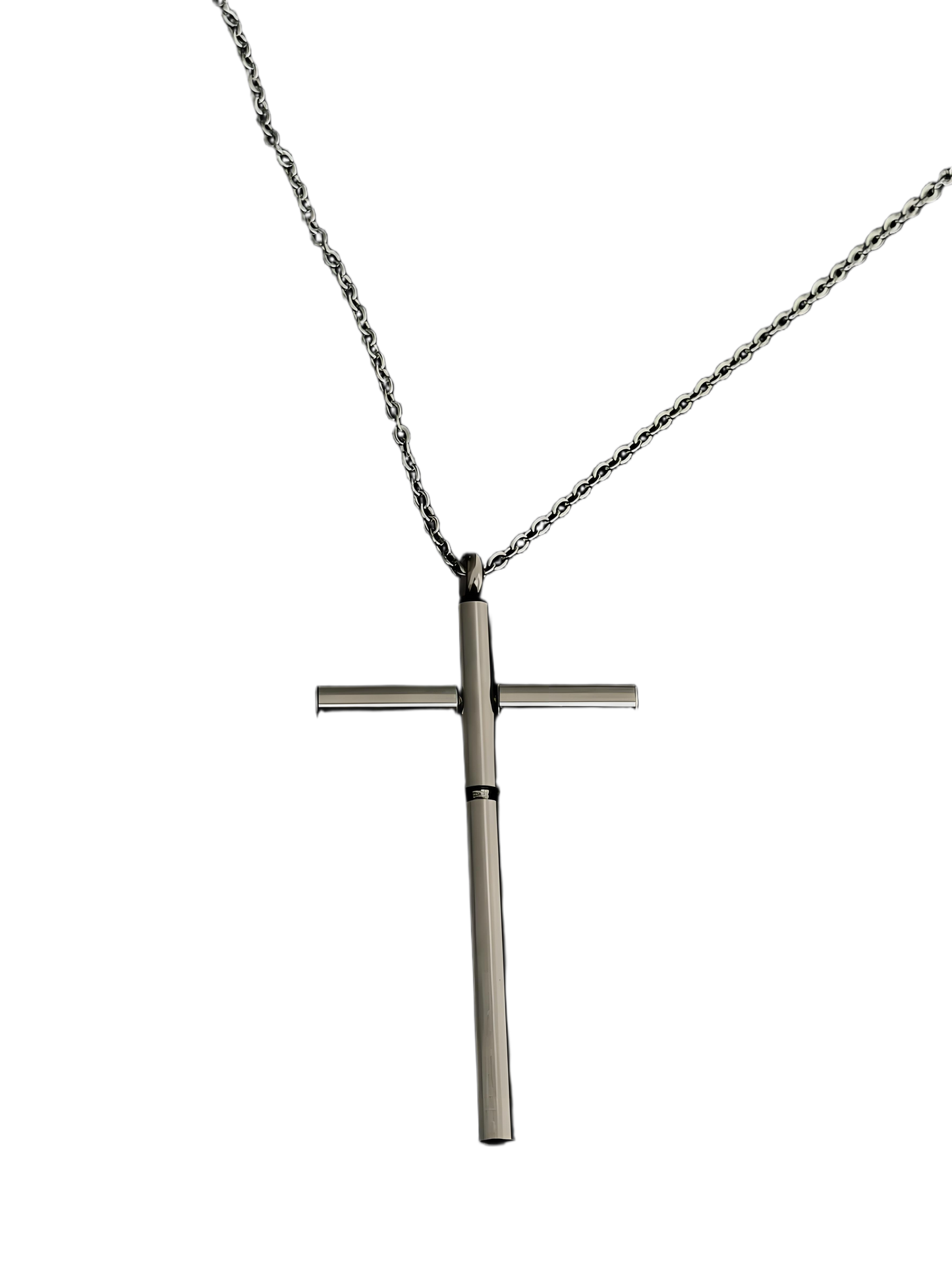 Hidden Blade Cross Necklace | Gothic Portable Knife Pendant for Urban Edge
