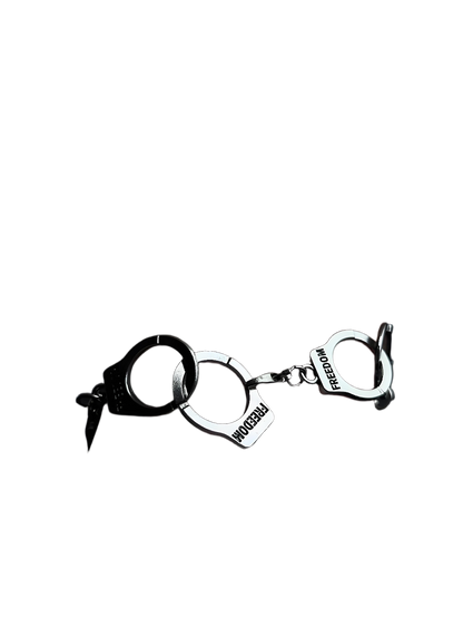 Freedom Handcuff Bracelet | Cold Aesthetic Double-Cuff Chain for Subtle Rebels