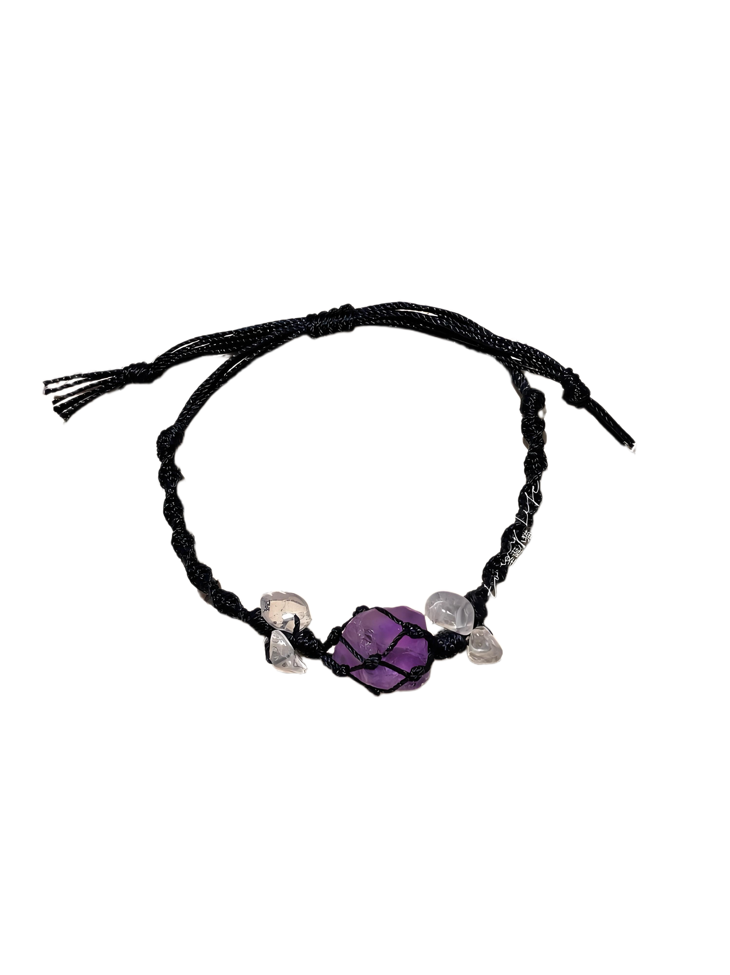 Kynthia Bracelet: Violet Amethyst Chain for Cosmic Mystery Seekers