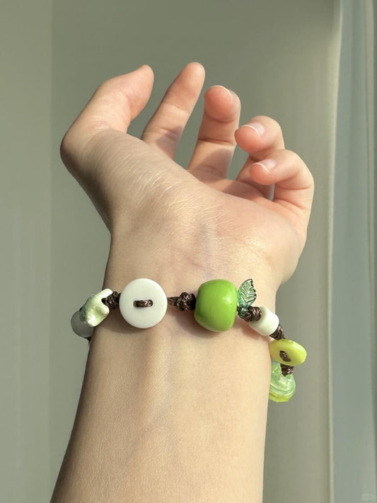 Green Apple Bracelet | Summer Nostalgia & Fresh Charm (Limited Edition)