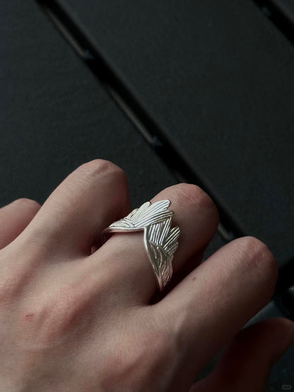 Alis Volat Propriis | “She Flies with Her Own Wings” Ring